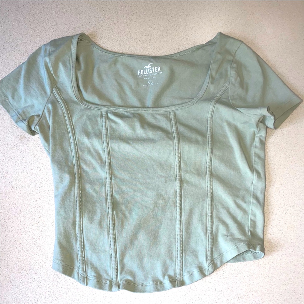 Hollister square neck top